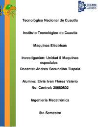 Investigacion de motores especiales