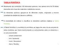 Tabela Periódica - powerpoint