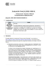 examen final de comportamiento organizacional