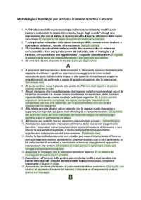 paniere metodologia e tecnologia per la ricerca in ambito didattico-motorio