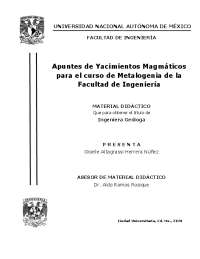 Magmatismo y formación de menas: procesos gequímicos y geológicos