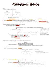 Fine 1800-inizi 1900 | Schemi e mappe concettuali di Storia | Docsity