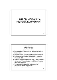 La Historia Económica y el Desarrollo
