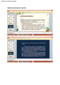 TEMPERATURE AND PH FACTORS_Microbiology