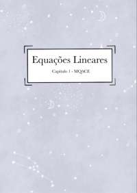 Resumo de Equações Lineares
