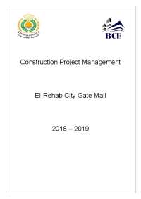 This Book outlines twelve chapters about ‘City Gate mall project’ including many
topics th