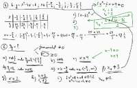 Functions and field of definition | Exercises Mathematics | Docsity