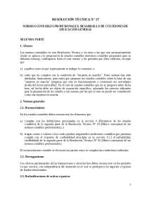 Principios de Reconocimiento y Medición de Activos y Pasivos según Res. Técnica N° 16