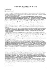 INTRODUZIONE ALLA STORIA DELLE RELIGIONI - Angelo Brelich