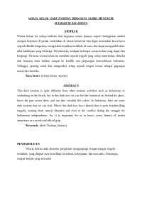 Wisata Kelam Sejarah