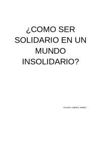 Reflexiones sobre el mundo actual: Crisis y Derechos Humanos