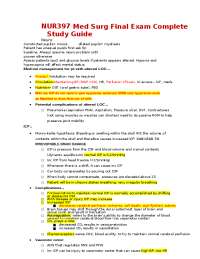 NUR397 Med Surg Final Exam Complete Study Guide | Study Guides ...