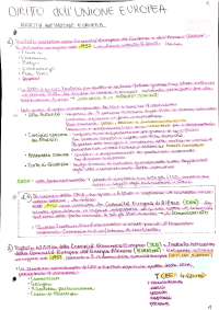Diritto dell'unione europea | Appunti di Diritto dell'Unione ...