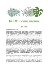 tesina o nodo concettuale sull'uomo e la natura