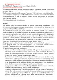 Parodontologia 1, primo semestre