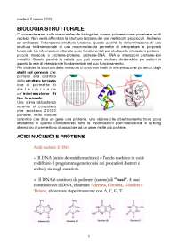 struttura di biomolecole