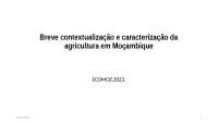 Estudo das políticas agrícolas rudimentar
