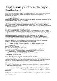 riassunto di punto e da capo