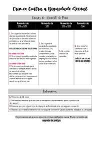 Crimes Contra a Dignidade Sexual