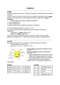 Chimica appunti+slide con descrizione esercizi passaggio per passaggio ...