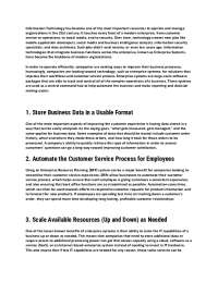 The Importance of Enterprise Systems in Improving Customer Experience