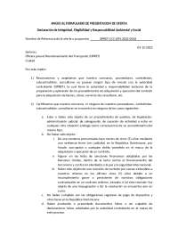 Declaracion de Integridad