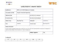 Assignment 1 C language
