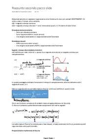 Riassunto filtraggio(Elaborazione di Segnali Biologici)