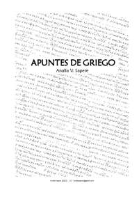 Apuntes de Griego antiguo