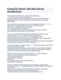 CompTIA Server SK0-004 Server Architecture | Exams Computer Science ...