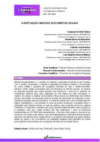 A efetivação ineficaz dos direitos sociais
