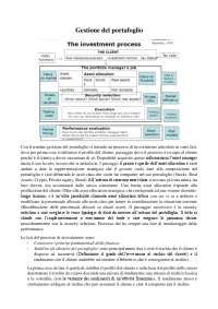 Dispensa Gestione del Portafoglio (Modulo Beccalli + Doninelli)