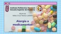 Alergia a medicamentos.