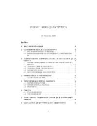 Formulario completo di meccanica quantistica