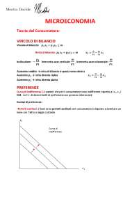 Teoria e formule generali per l'esame di Microeconomia