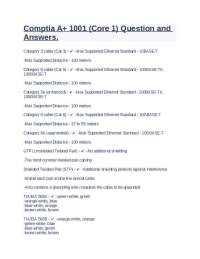 Comptia A+ 1001 (Core 1) Question and Answers. | Exams Computer Science ...