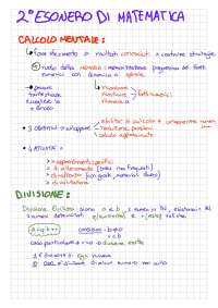 Fondamenti della matematica | Schemi e mappe concettuali di Matematica ...