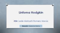 Diapositivas de linfoma de hodking