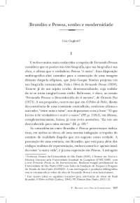 Brandão e Pessoa, sonho e modernidade