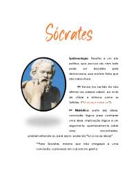 Sócrates resumo completo em tópicos