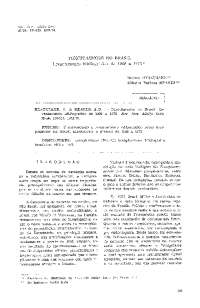 TOXOPLASMOSE NO BRASIL Levantamento bibliográfico de ...