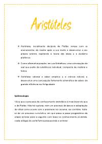 Aristóteles resumo completo em tópicos e ilustrações