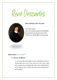 René Descartes resumo completo em tópicos