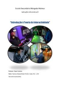 “Introdução à Teoria da Interactividade”