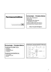 FARMACOCINÉTICA FARMACODINÂMICA