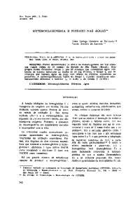 METEMOGLOBINEMIA E NITRATO NAS ÁGUAS*