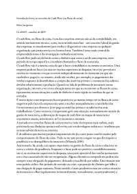 Introdução breve ao conceito de Cash Flow (ou fluxo de caixa)