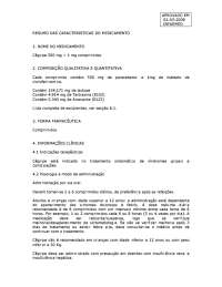 APROVADO EM 02-03-2009 INFARMED RESUMO DAS ...