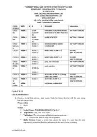 Shell Scripting Solutions