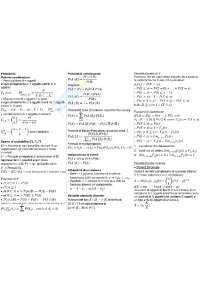 Formulario Statistica | Schemi e mappe concettuali di Statica | Docsity
